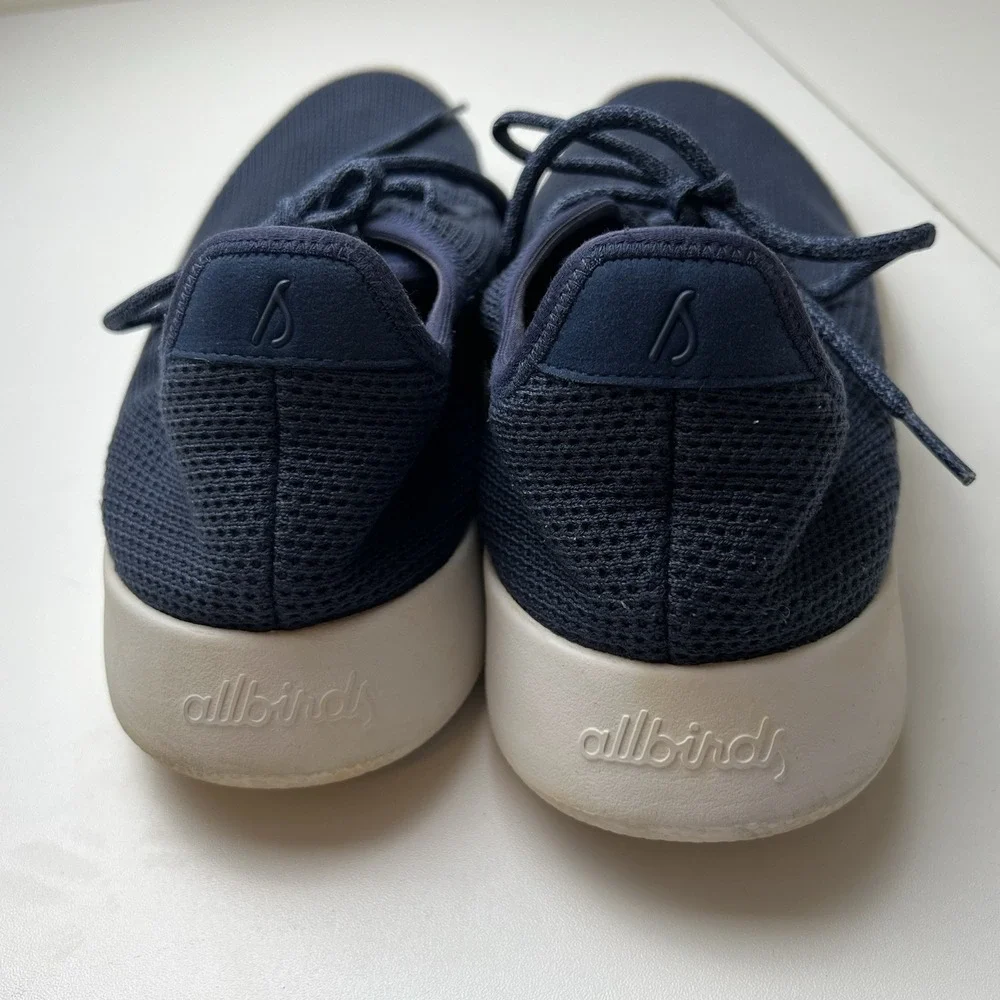 Allbirds Men's  TR Tree Runners Size 12 Blue Sneakers Lace Up Comfort Shoes